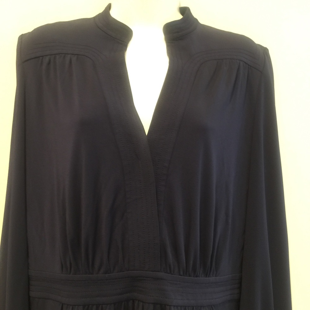 Tory Burch Navy Blue Valentina Tunic Dress Size M - Picture 6 of 8